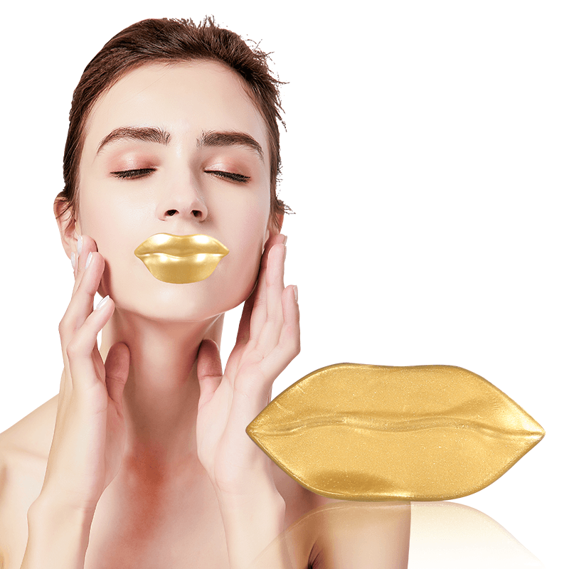 24K Gold Collagen Lip Mask Colorful Korean Jelly Moisturizer Lip Sheet Mask for Dry Skin Lip Masking Sheet Korea thumbnail 5