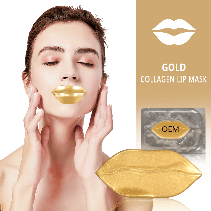 24K Gold Collagen Lip Mask Colorful Korean Jelly Moisturizer Lip Sheet Mask for Dry Skin Lip Masking Sheet Korea thumbnail 7