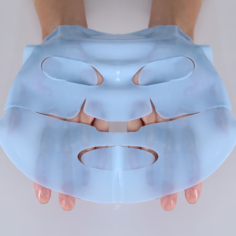 Blue Bio-Collagen Film Sheet Mask Peptide Anti-Wrinkle Firming Hyaluronic Acid Whitening Facial Mask - image 1
