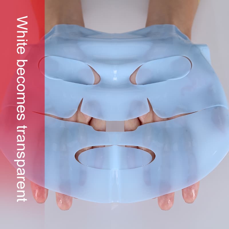 Blue Bio-Collagen Film Sheet Mask Peptide Anti-Wrinkle Firming Hyaluronic Acid Whitening Facial Mask thumbnail 5