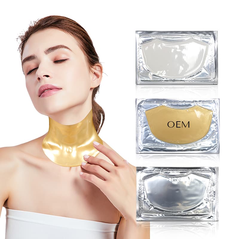 Korean Collagen Face and Neck Mask Sheet Firming Golden Neck Wrinkle Patches