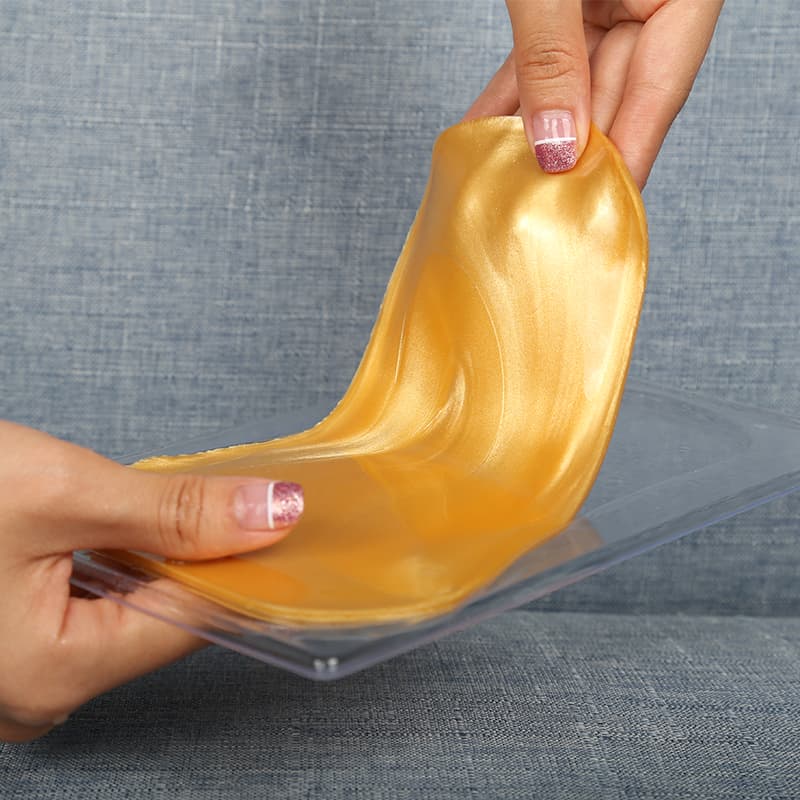 Collagen Repairing Callus Remover Foot Sheet Mask Hydrogel Moisturizing 24K Gold Foot Mask Hydrating thumbnail 5