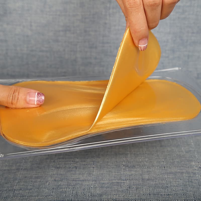Collagen Repairing Callus Remover Foot Sheet Mask Hydrogel Moisturizing 24K Gold Foot Mask Hydrating thumbnail 6