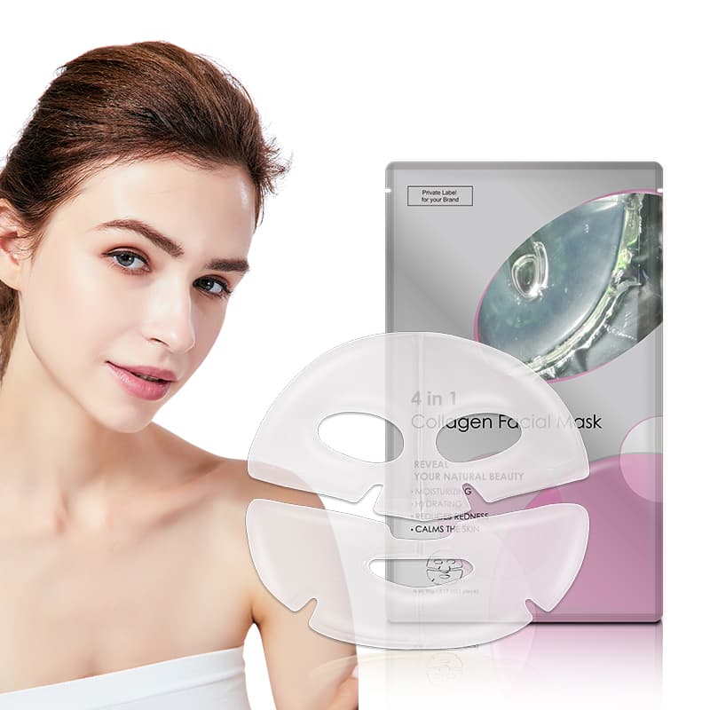 Cosmetic Vitamin C Moisturizing Face Sheet Mask Crystal Hydrogel Collagen Korea Beauty Facial Skin Mask thumbnail 3