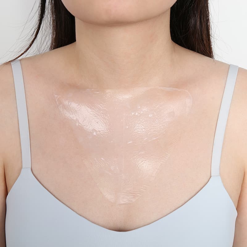 Crystal Collagen Absorbable Chest Mask Hydrogel Mask Anti Wrinkle Chest Mask thumbnail 3