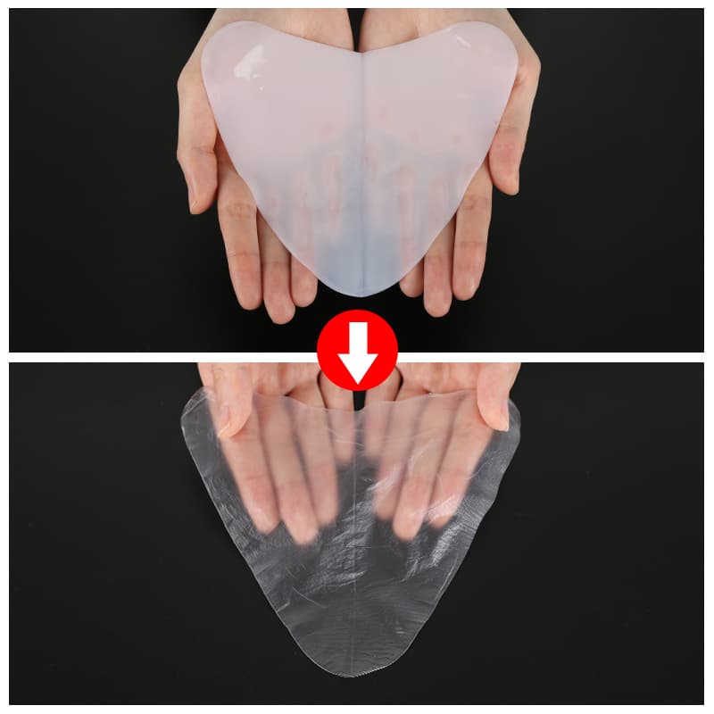 Crystal Collagen Absorbable Chest Mask Hydrogel Mask Anti Wrinkle Chest Mask thumbnail 8