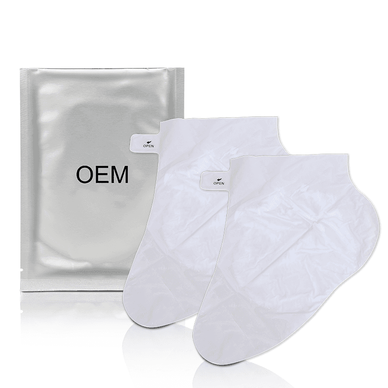 Customize Manufacturer Pre-Cut Toes Deep Moisturizing Collagen Pedi Socks Foot Mask for Pedicure Treatment - image 1
