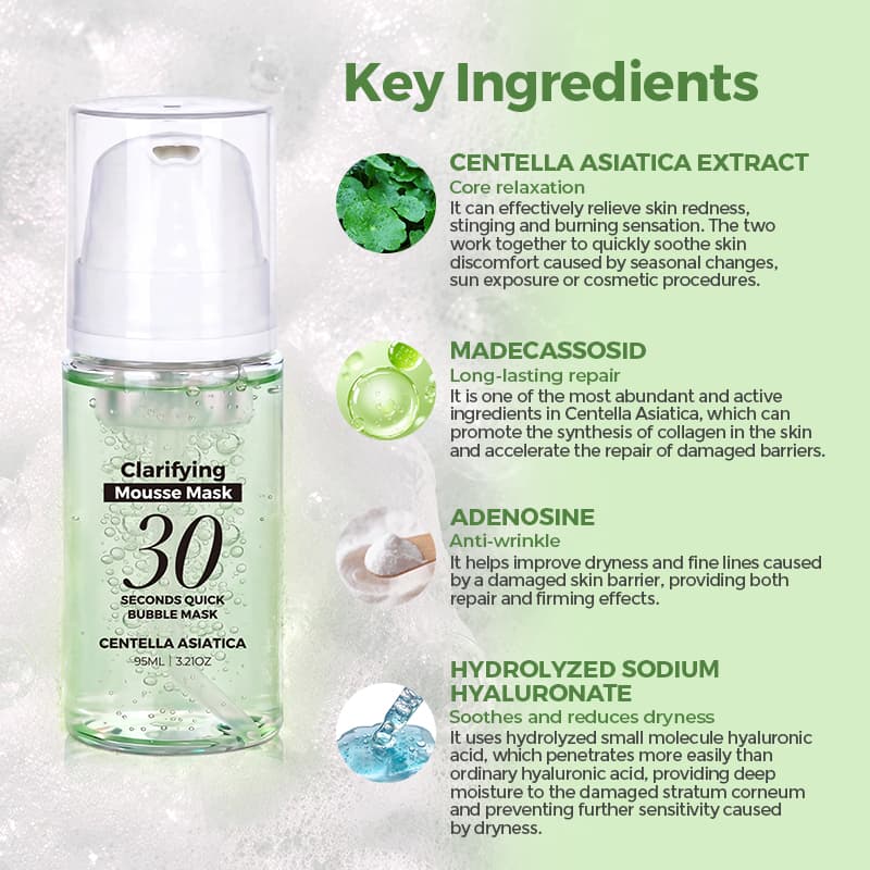 Deep Moisturizing Oxygen Bubble Mask Sheet Sodium Hyaluronate Foam Bubble Toner for Dull Skin Private Label G thumbnail 4