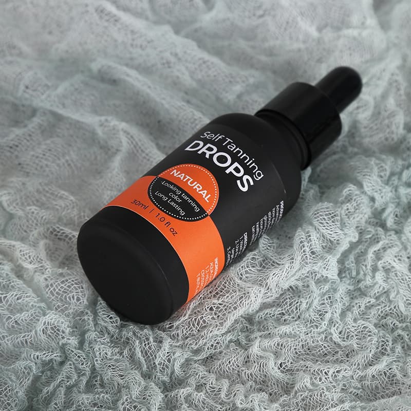 Direct Self Tanning Drops Vegan Face Lotion Dark Sunless Tanner Face Serum Vitamin C - image 1