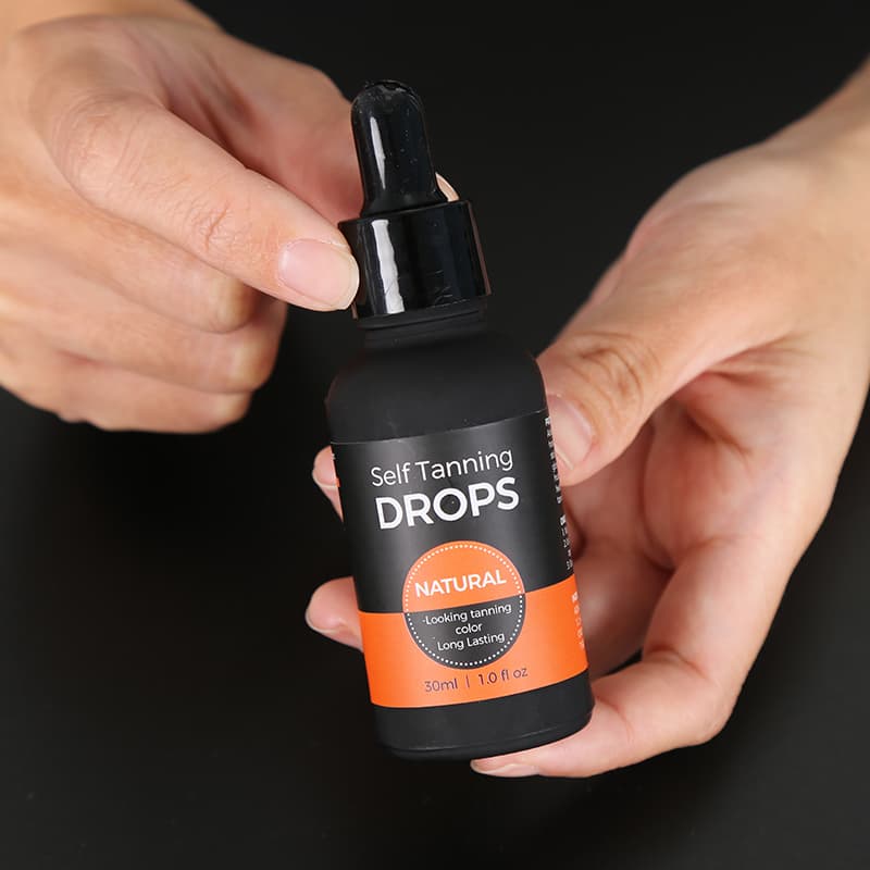 Direct Self Tanning Drops Vegan Face Lotion Dark Sunless Tanner Face Serum Vitamin C thumbnail 2