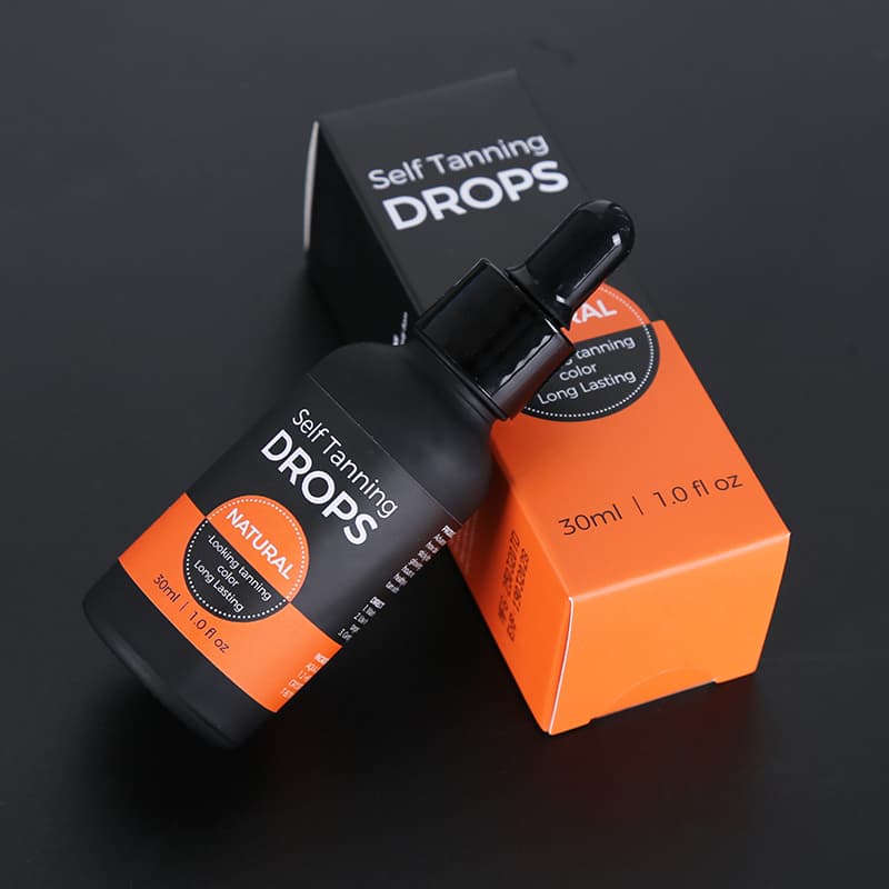 Direct Self Tanning Drops Vegan Face Lotion Dark Sunless Tanner Face Serum Vitamin C thumbnail 7