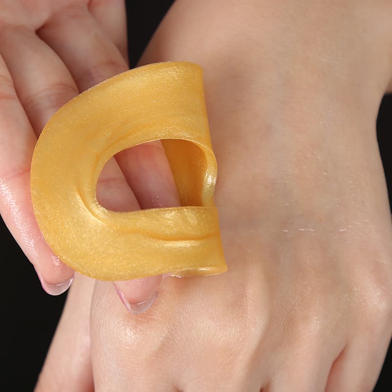 Eye Mask Circle Eye Gel Pads Crystal Hydrogel 24K Gold Collagen Korean Under Topical Eye Patches thumbnail 3