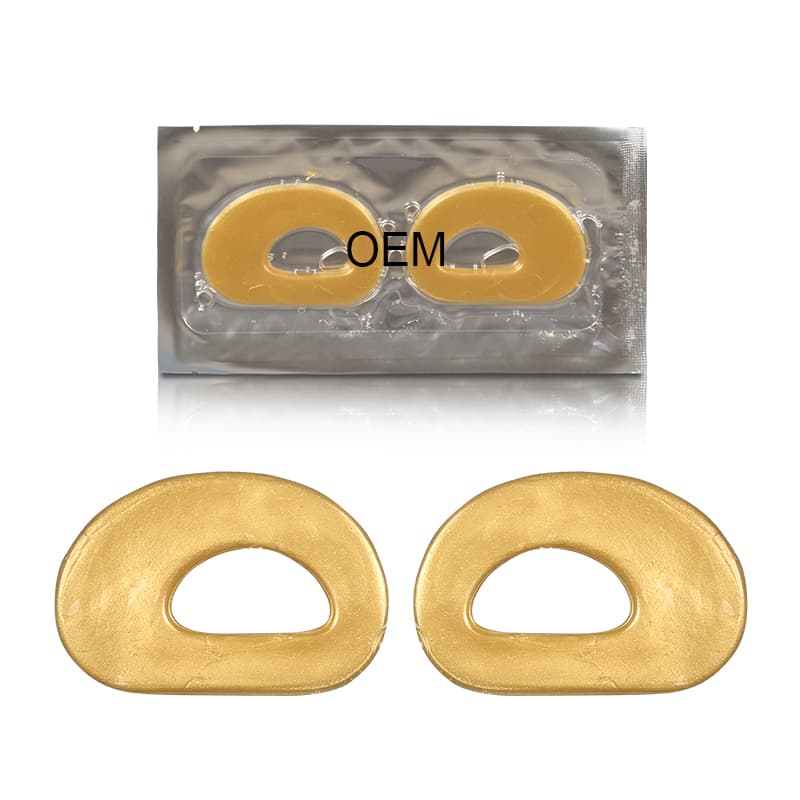 Eye Mask Circle Eye Gel Pads Crystal Hydrogel 24K Gold Collagen Korean Under Topical Eye Patches thumbnail 6