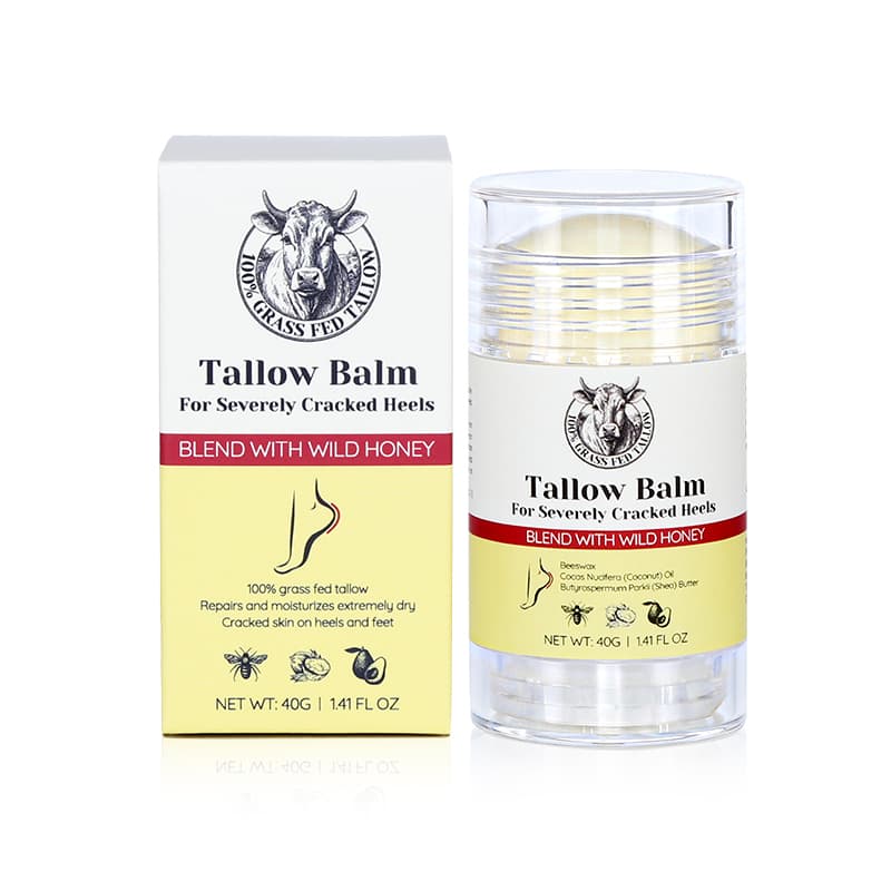 Odm Foot Cream Care Stick Severe Cracked Heel Softener Repair Restoring Whipped Beef Tallow thumbnail 9