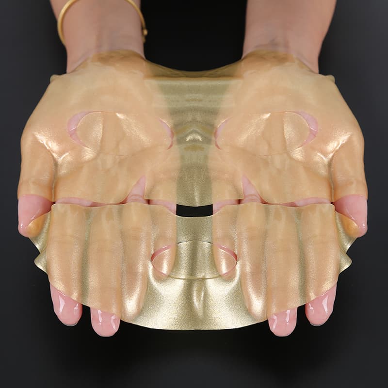 Gold 24K Anti-Aging Firming Elasticity Retinol Peptide Facial Mask Korean Skincare Jelly Gel Collagen Mask thumbnail 4