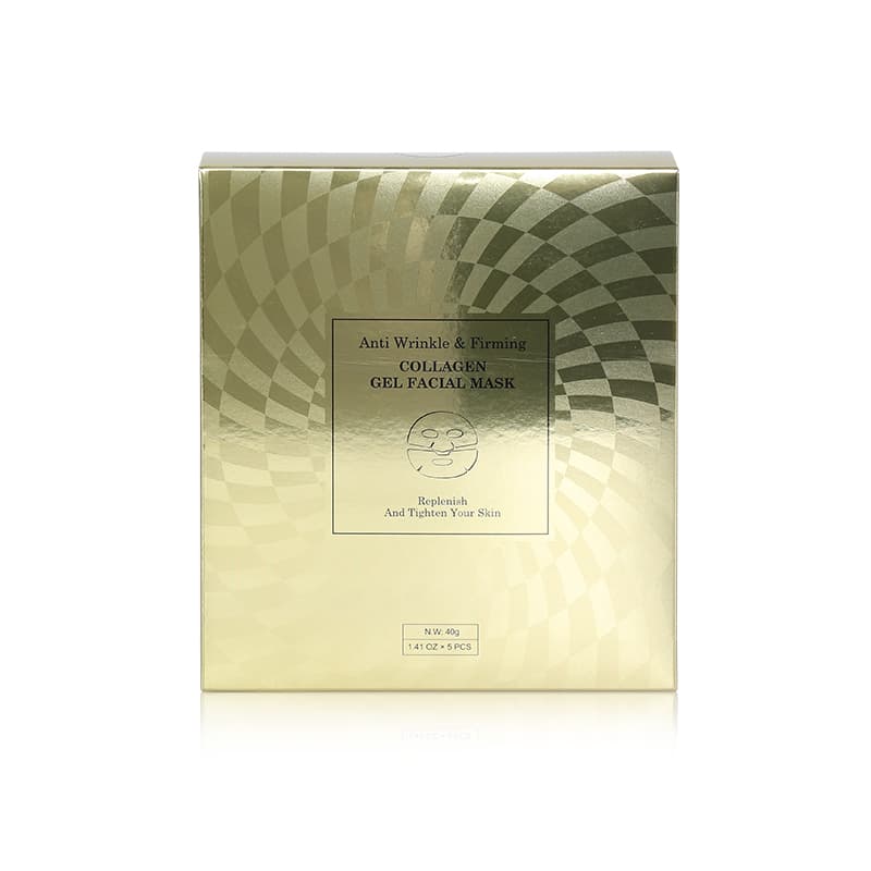Gold 24K Anti-Aging Firming Elasticity Retinol Peptide Facial Mask Korean Skincare Jelly Gel Collagen Mask thumbnail 12