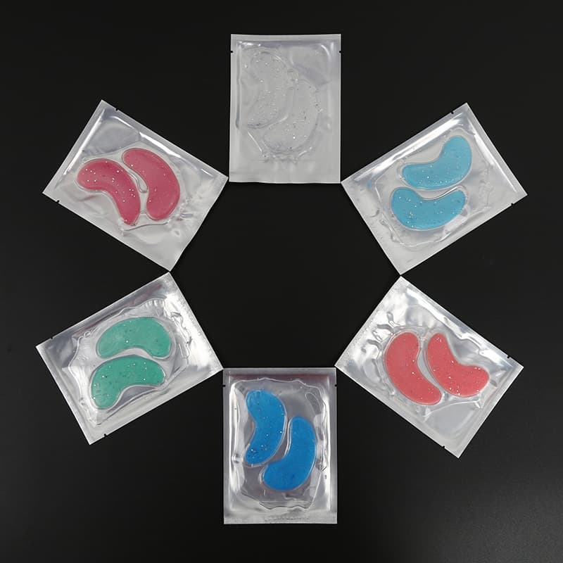 Hydro Gel Glitter Eye Patch Crystal Collagen Custom Skincare Under Eye Mask Eye Mask 24K thumbnail 5