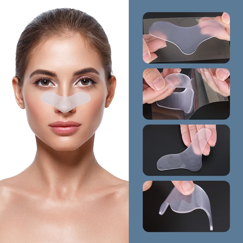 Hydrocolloid Nose Nasolabial Folds Patches Mask Silicone Gel Nose Pads Set thumbnail 4