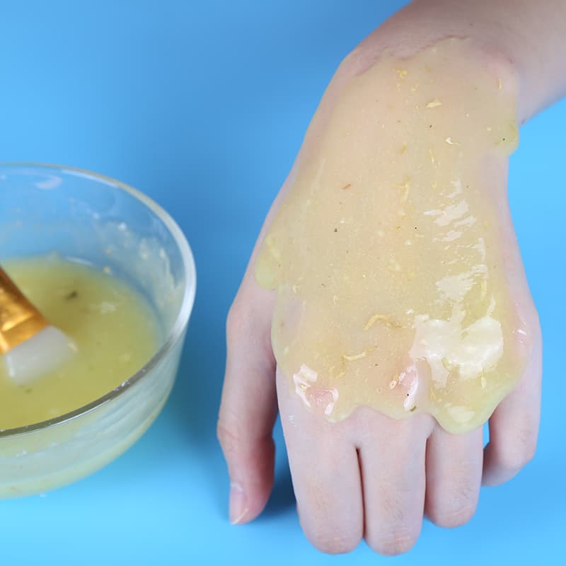 Jelly Moisturizing Peel-Off Facial Mask Powder Rose Pearl Natural Soft Glow Clay Mask Beautys Customizable thumbnail 3