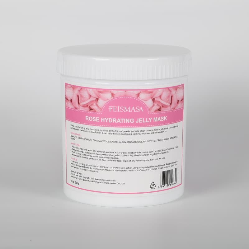 Jelly Moisturizing Peel-Off Facial Mask Powder Rose Pearl Natural Soft Glow Clay Mask Beautys Customizable thumbnail 9