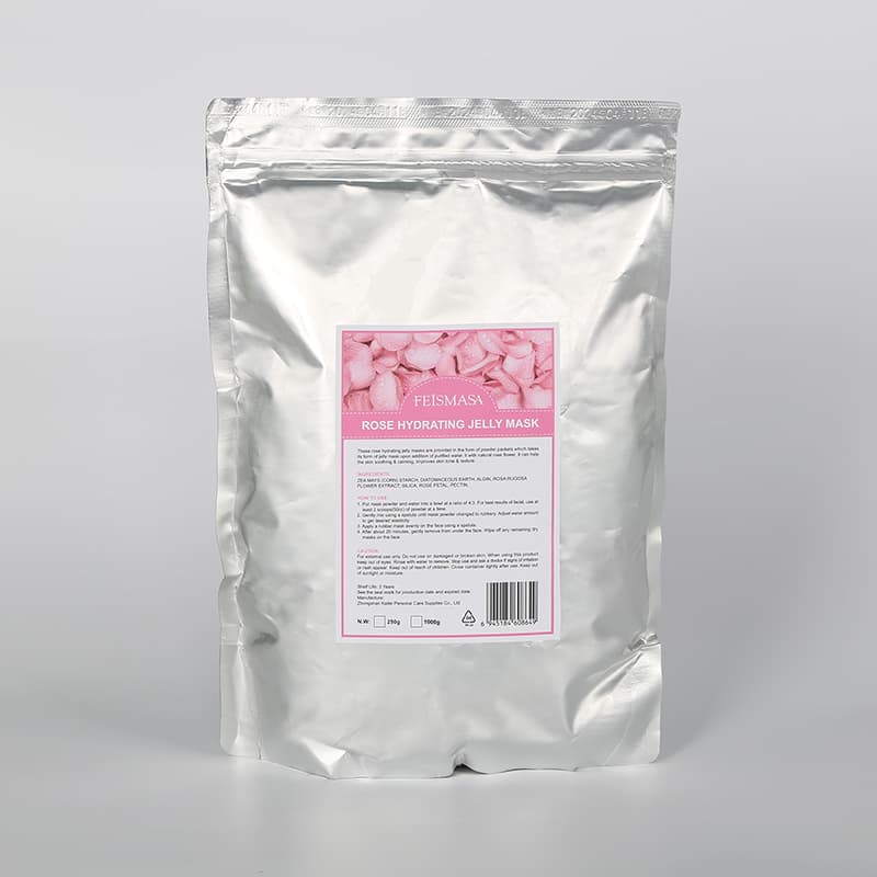 Jelly Moisturizing Peel-Off Facial Mask Powder Rose Pearl Natural Soft Glow Clay Mask Beautys Customizable thumbnail 11