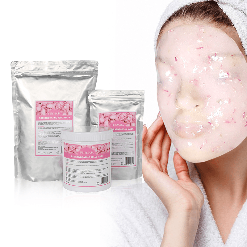 Jelly Moisturizing Peel-Off Facial Mask Powder Rose Pearl Natural Soft Glow Clay Mask Beautys Customizable thumbnail 14