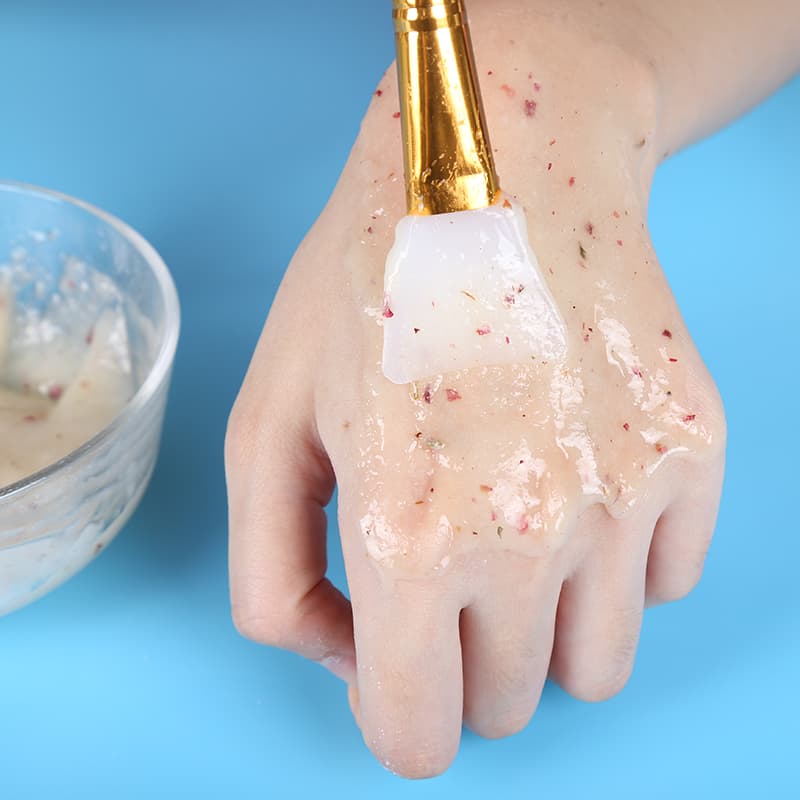 Jelly Moisturizing Peel-Off Facial Mask Powder Rose Pearl Natural Soft Glow Clay Mask Beautys Customizable thumbnail 16