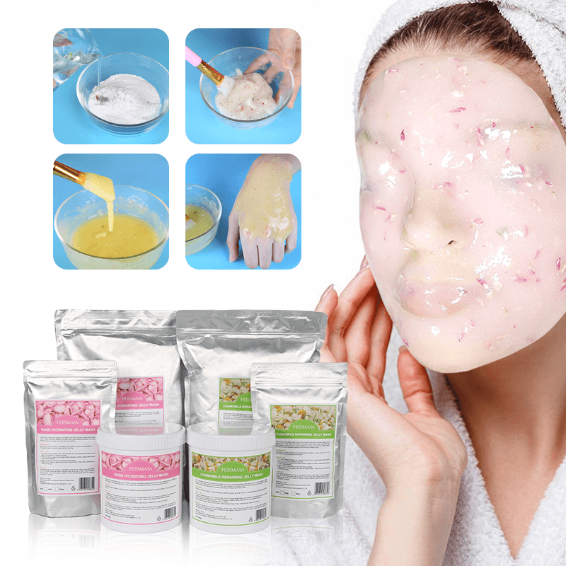 Jelly Moisturizing Peel-Off Facial Mask Powder Rose Pearl Natural Soft Glow Clay Mask Beautys Customizable thumbnail 17