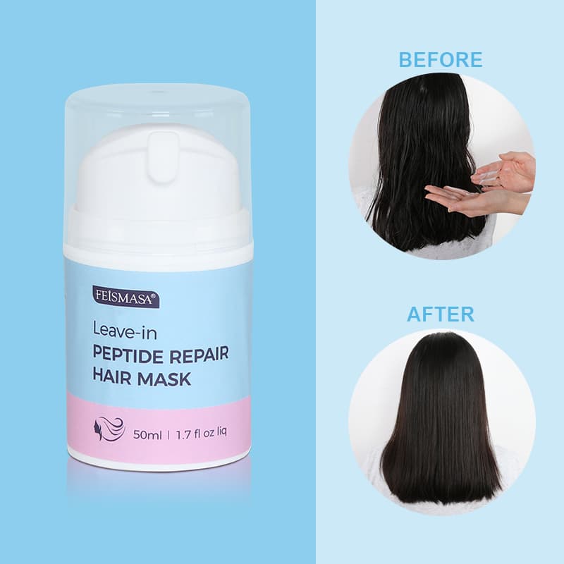 Keratin Collagen Hair Mask Cream Damage Repair Hair Care Products Leave-in Hair Protein Mask thumbnail 3