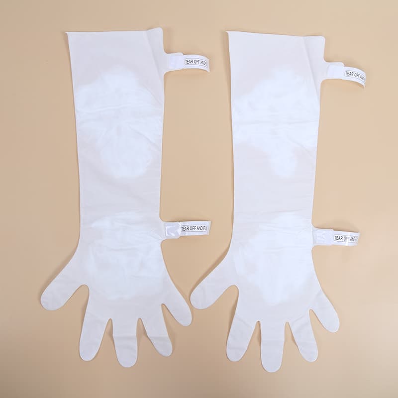 Korea Screen Touch Hydrogel Hydrating Collagen Whitening Moisturizing Collagen Hand Mask Glove Long thumbnail 4