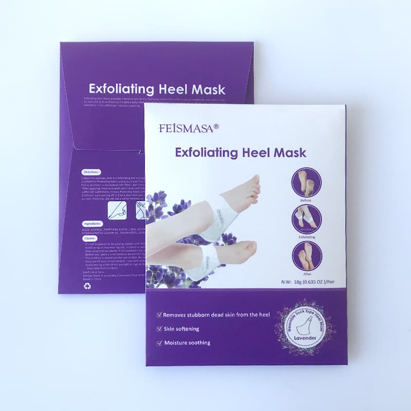 Lavender Peeling Feet Heel Mask for Cracked Heels Hydrating Nourishing Exfoliating Foot Skin Care thumbnail 2
