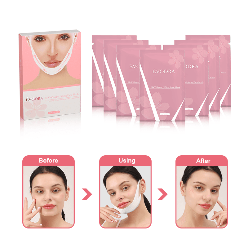 Lifting Slim Facial v Line Facial Mask,OEM Collagen Facial Sheet Mask,double Rducer Chin up Patch Korean Facial Masks - image 1