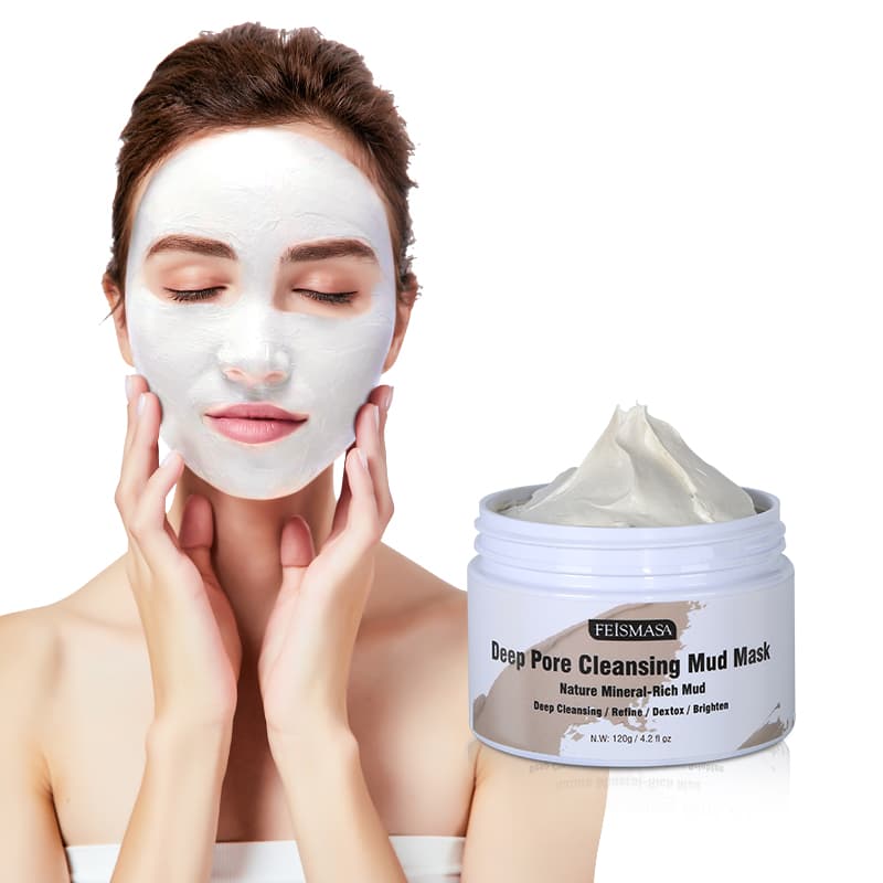 Logo Clay Powder Face Skin Mask Vitamin C  Mud Mask for Deep Cleansing Minimize Pores Moisturizing Clay Mask thumbnail 12