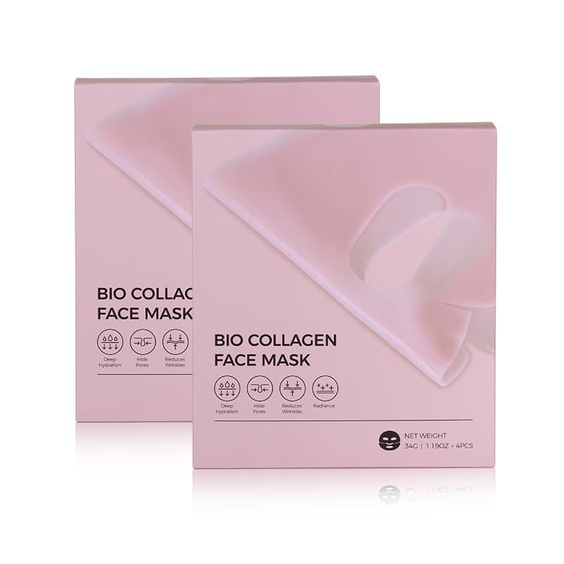 Logo Jelly Hyaluronic Pink Collagen Sheet PDRN Gel Mask Skin Hydrating Firming Facial Masks thumbnail 5