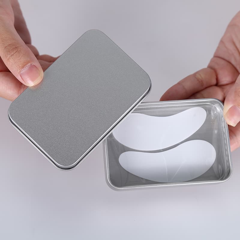 Logo Silicone Puffy Collagen Korean Eye Patches Reusable Under Eye Sheet Masks Pads thumbnail 4