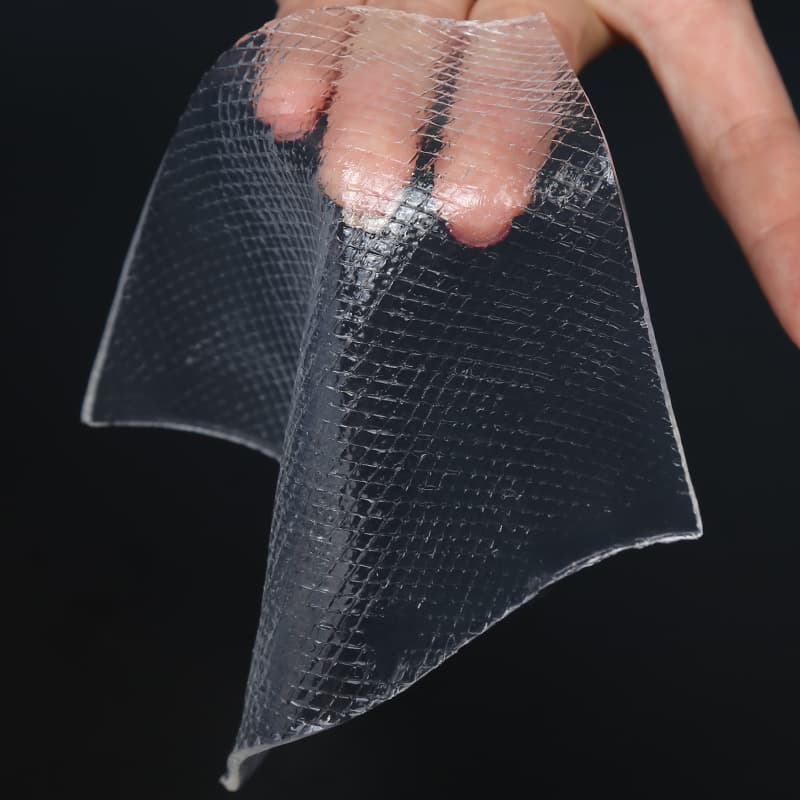 Logo Transparent Silicone Scar Gel Sheet for Effective Silicone Scar Sheets for Body Care thumbnail 2