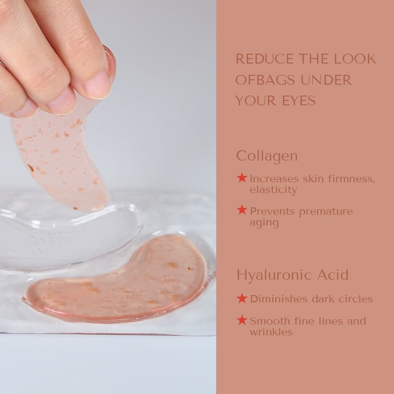 Low Moq Custom Patches for Eyes Wholesale Rose Nourishing Anti-wrinkle Hydrogel Patches Under Topical Eye Patches thumbnail 3
