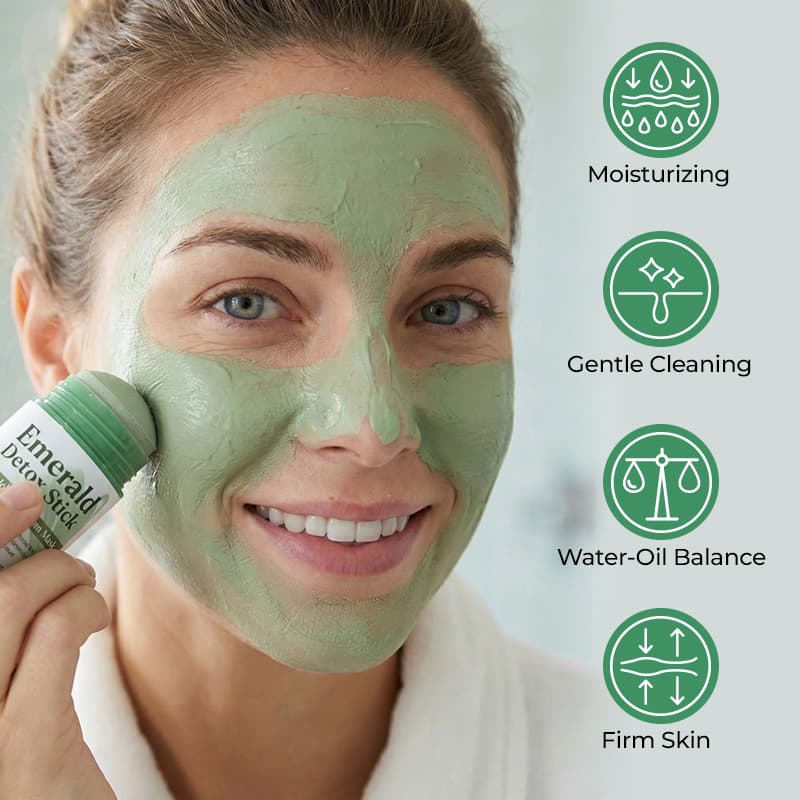 Natural Exfoliator Centella Pore Clay Face Mask Stick Blackhead Green Kaolin Mud Facial Mask thumbnail 34