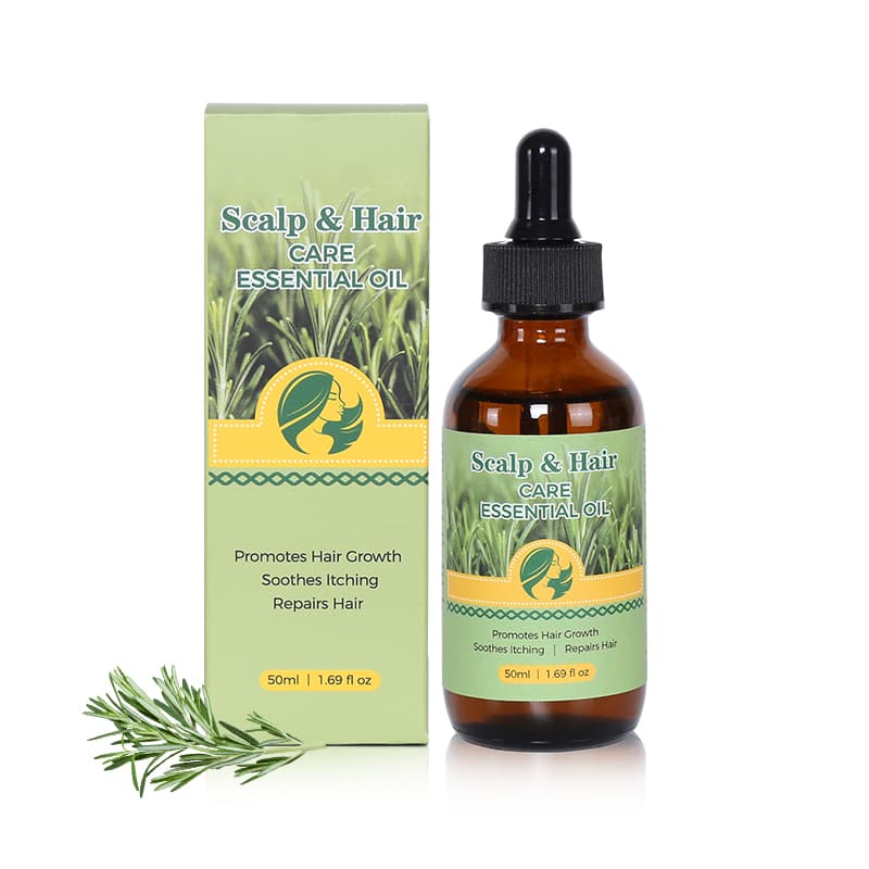 Natural Long Hair Oil Men Women Best Rosemary  Hair Growth Oil Products - image 1