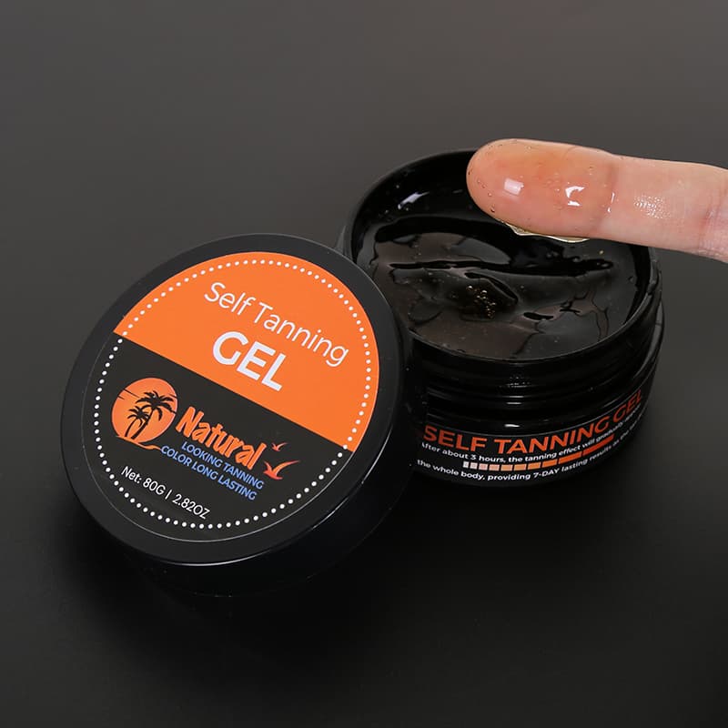 Natural Self Tanning Gel with Bronzing Drops for Face and Body Sunless Glow Hydrating Rapid Tan Formula thumbnail 5