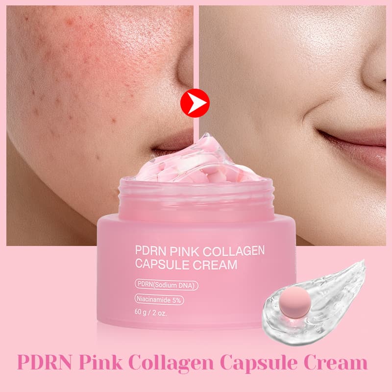 Niacinamide Collagen Face Cream Pdrn Pink Capsule Cream  Korean Face Moisturizer thumbnail 9
