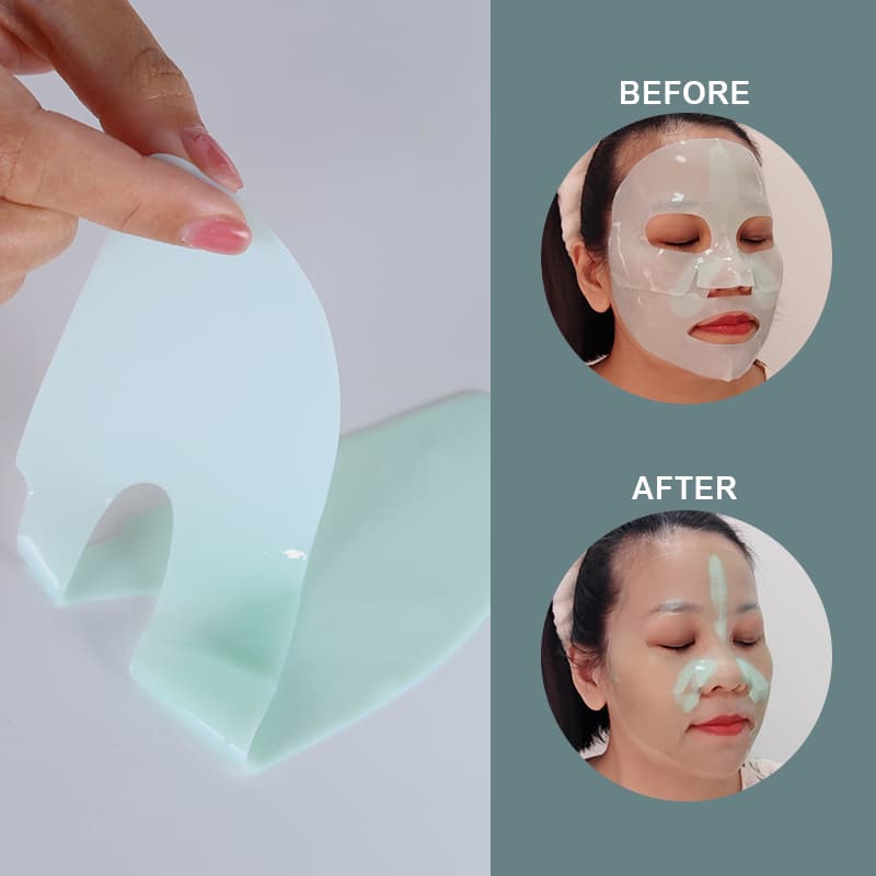 Night Wrapping Deep Overnight Sleeping Mask Facial Lifting Anti Wrinkle Green Bio Collagen Face Mask thumbnail 3