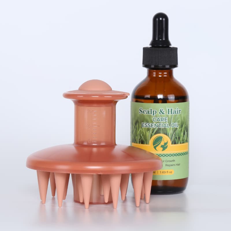 Organic Vegan Peptides Moisturizing Hair Growth Serum for Hair Regrowth & Scalp Massage thumbnail 2