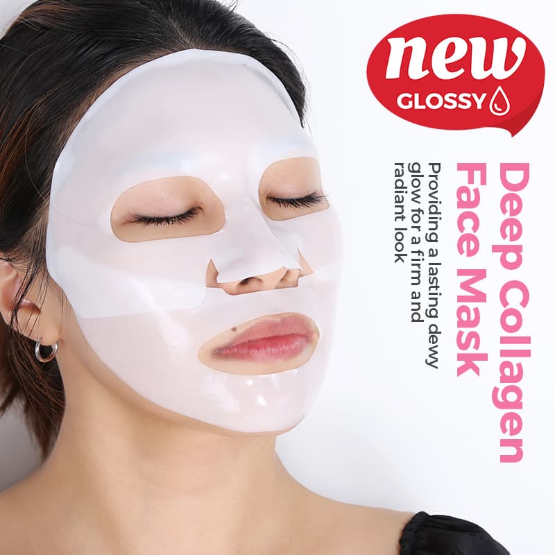 Overnight Deep Collagen Mask Hydrogel Jelly Sheet Mask Glass Skin Mask for Oily Skin Anti-Wrinkle Pore Minimizing Custom Logo - image 1