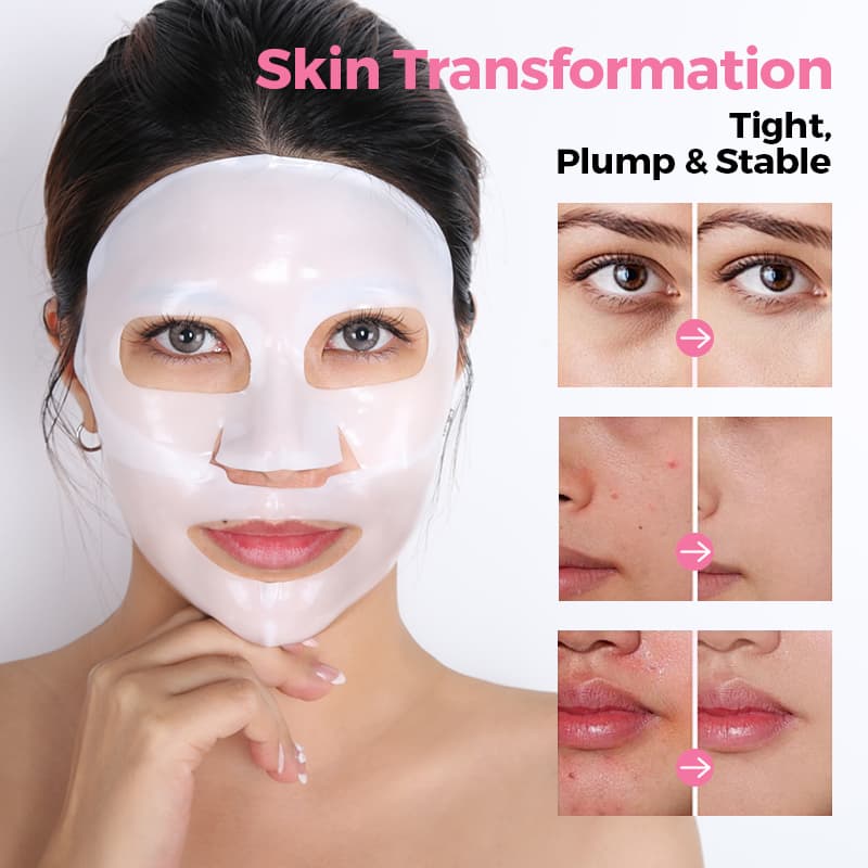 Overnight Deep Collagen Mask Hydrogel Jelly Sheet Mask Glass Skin Mask for Oily Skin Anti-Wrinkle Pore Minimizing Custom Logo thumbnail 2