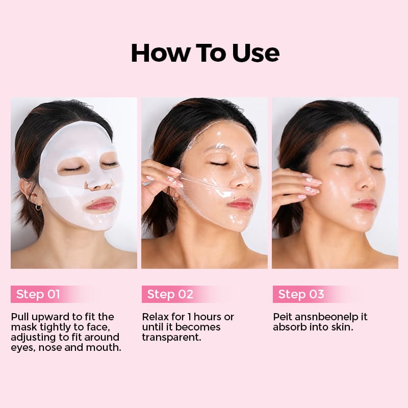 Overnight Deep Collagen Mask Hydrogel Jelly Sheet Mask Glass Skin Mask for Oily Skin Anti-Wrinkle Pore Minimizing Custom Logo thumbnail 9