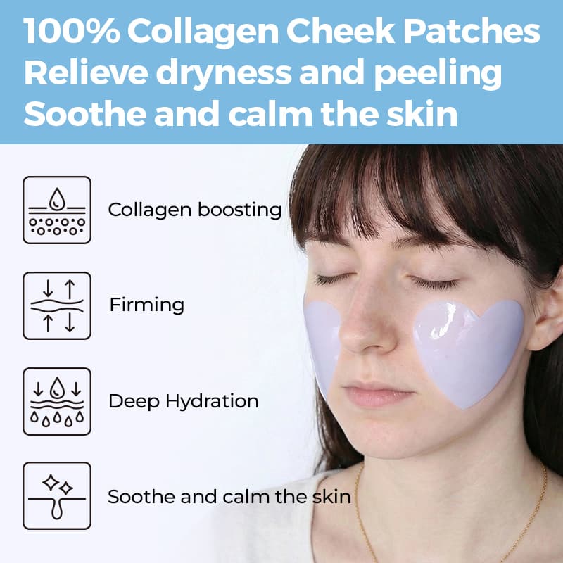 Panthenol Collagen Cheek Patches Hydrolyzed Collagen Face  Masks Skincare  Sheet Mask thumbnail 14