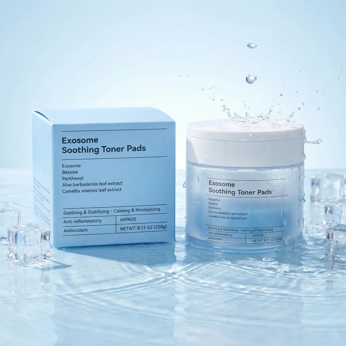 Exosome Calming Toner Pads