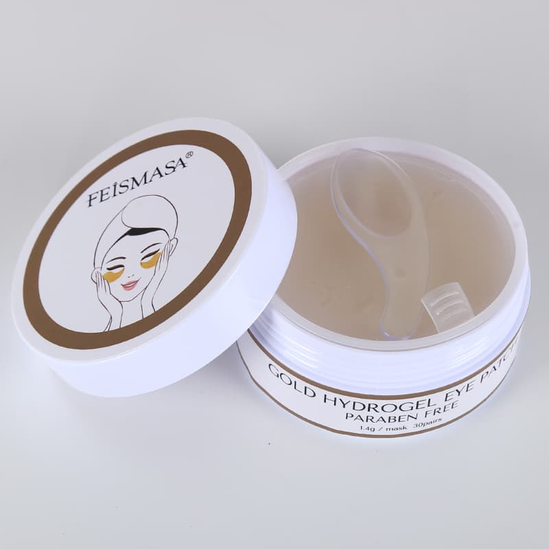 Removes Dark Circle Hydrogel Hydrating Sleep Gel Eye Patches Under 24k Gold Crystal Collagen Eye Mask - image 1