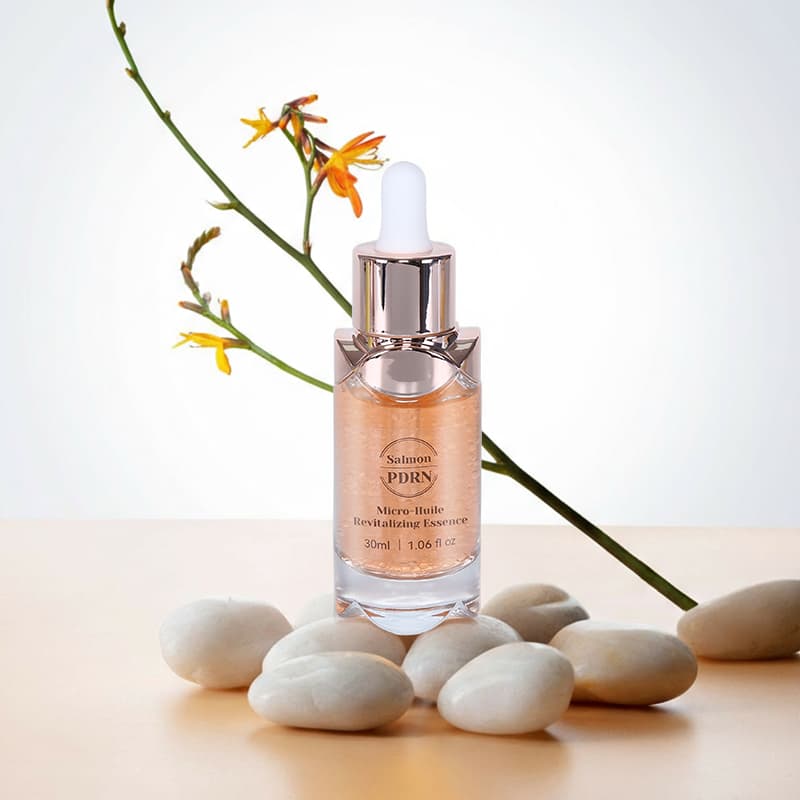 Salmon Dna Pdrn Micro-Huile Revitalizing Facial Essence Whitening Vitamin C Body Korean Skin Care Serum - image 1